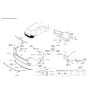 Diagram for Kia Sorento Bumper - 86610C6210