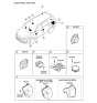 Diagram for 2021 Kia Sedona Car Speakers - 963303V100