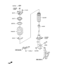 Diagram for 2016 Kia Sorento Coil Springs - 54630C6104