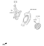 Diagram for 2015 Kia Sorento Steering Knuckle - 51716C5200