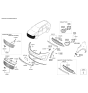Diagram for Kia Sorento Air Deflector - 86567C6000