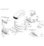 Diagram for 2013 Kia Optima Hybrid Headlight Bulb - 1864727009S