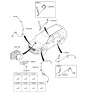 Diagram for Kia Sorento ABS Control Module - 58910C6540