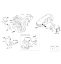 Diagram for Kia Sportage Oxygen Sensor - 392102GBB0