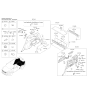 Diagram for 2015 Kia Sorento Cup Holder - 85733C5200WK