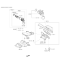 Diagram for 2020 Kia Sorento Air Duct - 28130C5100