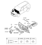 Diagram for 2020 Kia Sorento Dash Panels - 84120C6000