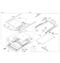 Diagram for 2018 Kia Sorento Weather Strip - 81630C5000