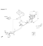 Diagram for Kia Sorento Muffler - 28610C6400