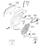 Diagram for 2018 Kia Sorento Window Run - 83545C5000