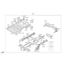 Diagram for Kia Floor Pan - 65500C6050