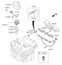 Diagram for 2016 Kia Sorento Fuel Injector - 353102GGA0