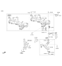 Diagram for 2024 Kia Sorento Control Arm Bolt - 545192T000