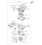 Diagram for Kia Sorento Blower Motor - 971131U000