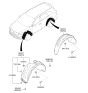 Diagram for 2015 Kia Sorento Wheelhouse - 86820C6000