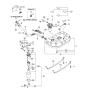 Diagram for Kia Sedona Oil Cooler Hose - 0K52Y42651A