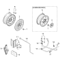 Diagram for 2009 Kia Optima Wheel Cover - 529601F610