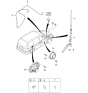 Diagram for 2009 Kia Spectra SX Antenna Mast - 9623322500