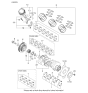 Diagram for Kia Sedona Crankshaft Pulley - 2312439503