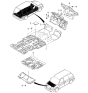 Diagram for 2002 Kia Sedona Dash Panels - 0K52Y68821B