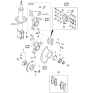 Diagram for Kia Wheel Seal - 0K20133065A