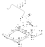 Diagram for 2005 Kia Sedona Front Cross-Member - 0K52Y34800J