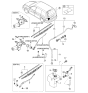 Diagram for Kia Sedona Wiper Arm - 0K56A67421