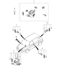 Diagram for 2001 Kia Sedona Ignition Switch - 0K55A66154A