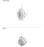 Diagram for 2001 Kia Sedona Alternator - 3730039600