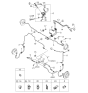 Diagram for Kia Sedona Brake Proportioning Valve - 0K52Y4376XA