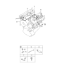 Diagram for 2003 Kia Sedona Spark Plug Wire - 3961039050