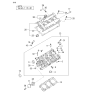 Diagram for 2006 Kia Sorento Cylinder Head Bolts - 2232135000