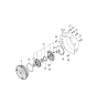 Diagram for Kia Sedona Torque Converter - 4510039400