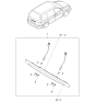 Diagram for 2003 Kia Sedona Interior Light Bulb - 0K53A51273