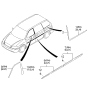 Diagram for 2002 Kia Sedona Door Moldings - 0K53A506L2XX