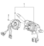 Diagram for 2003 Kia Sedona Clock Spring - 0K56B66126