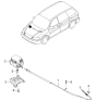 Diagram for 2002 Kia Spectra Cruise Control Module - 0K2NA66312