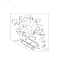 Diagram for Kia Sedona Cup Holder - 0K52Y8839044