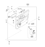 Diagram for 2004 Kia Sedona Headlight Bulb - K997016050