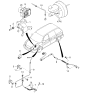 Diagram for 2001 Kia Sedona ABS Sensor - 1K52Y43701