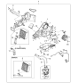 Diagram for 2001 Kia Sedona Door Lock Actuator - 1K55261R05