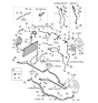 Diagram for 2001 Kia Sedona Ambient Temperature Sensor - 0K9A561764