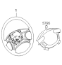 Diagram for 2004 Kia Sedona Steering Wheel - 0K53N32980GD