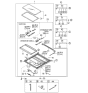 Diagram for 2002 Kia Sedona Sunroof - 0K52Y69810