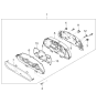 Diagram for 2001 Kia Sedona Tachometer - 0K53M55461