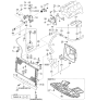 Diagram for Kia Sedona A/C Condenser Fan - 0K52Y15025A