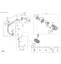 Diagram for Kia Seltos A/C Hose - 97777Q5210