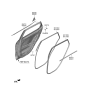 Diagram for 2024 Kia Seltos Door Moldings - 83830Q5000