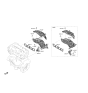 Diagram for 2023 Kia Seltos Exhaust Heat Shield - 285252E360