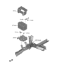 Diagram for 2024 Kia Seltos Battery Tray - 37150Q5000